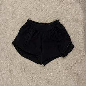 Lululemon Black Hotty Hot Short